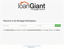 Tablet Screenshot of loangiant.com